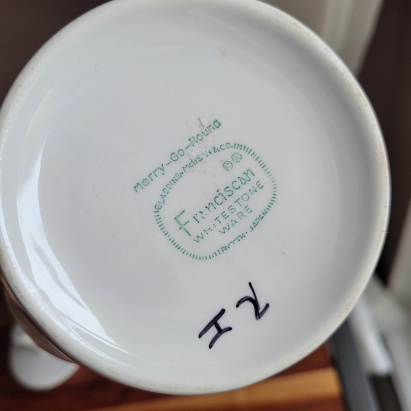 VINTAGE FRANCISCAN WHITESTONE WARE TEAPOT MID CENTURY MODERN 4 CUPS Pitcher - Picture 4 of 8